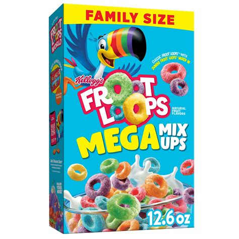 Kellogg's® Froot Loops® Mega Mixups Cold Breakfast Cereal.